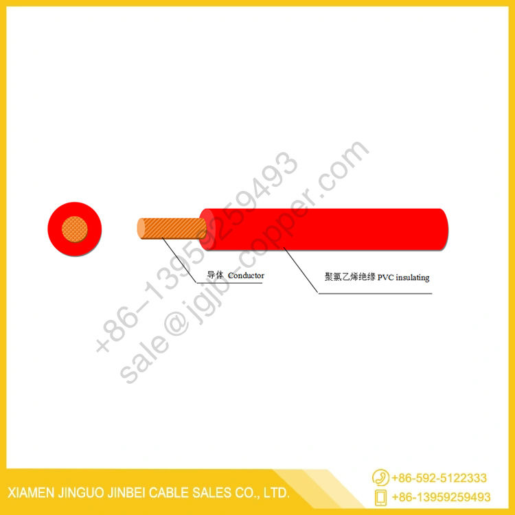 PVC絶縁105℃高温難燃電線